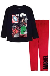 Marvel Icons Kids Long Sleeved Pyjama Set Red/Black