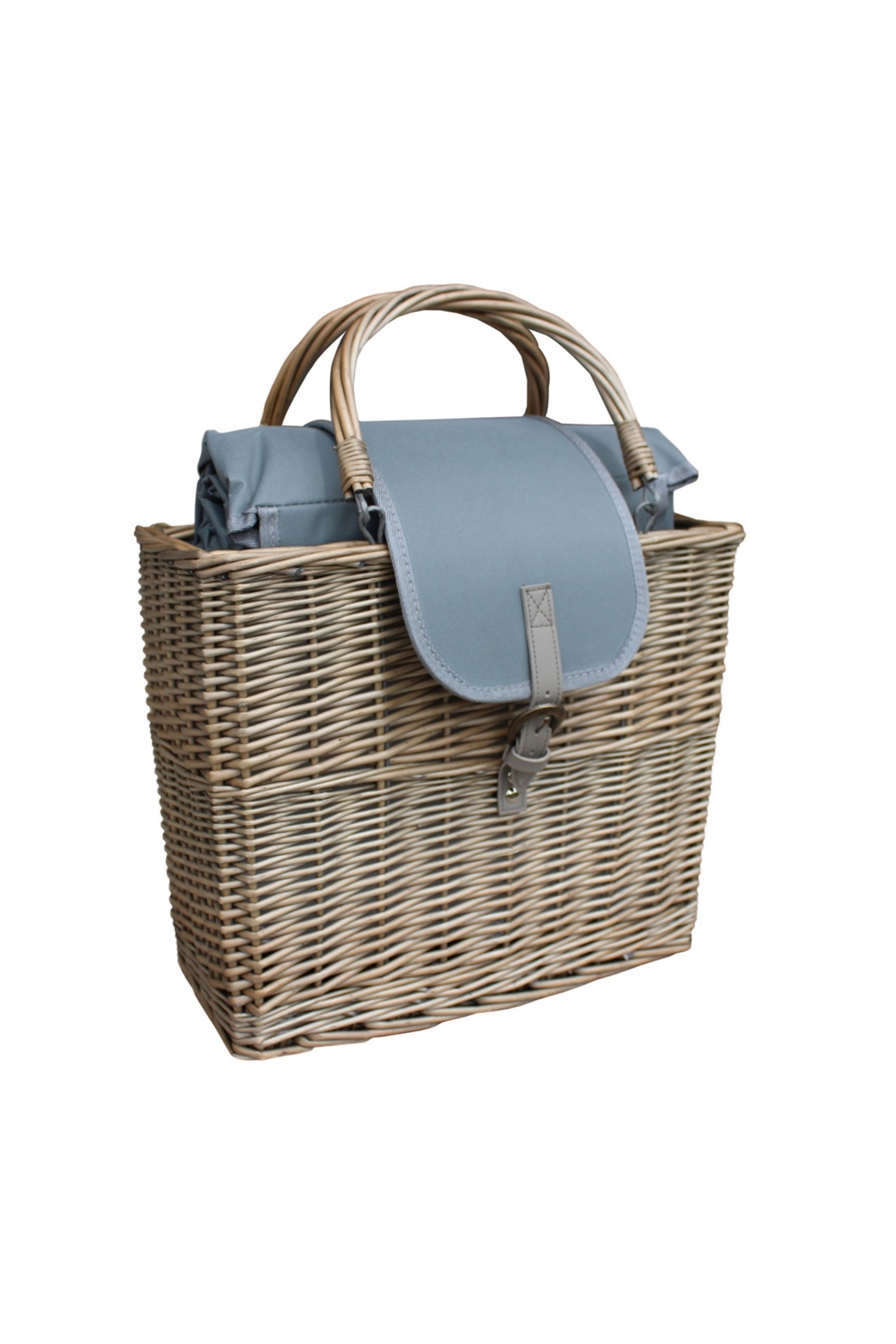 Willow Chiller Basket with Picnic Blanket -
