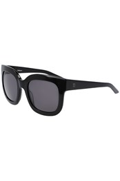 Flo Womens Sunglasses Black/LL Smoke