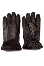 Mens Leather & Sheepskin Gloves Black