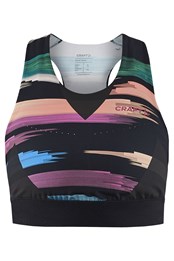 CTM Distance Womens Running Sports Top Multicoloured