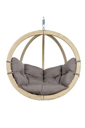 Globo Single Hanging Chair Taupe