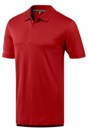 Mens Lightweight Performance Polo Shirt Collegiate Red