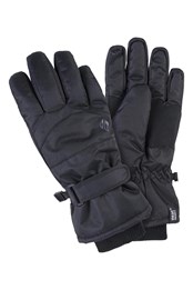 Womens Waterproof Thermal Ski Gloves Black