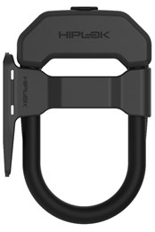 DX Bike D-Lock with Frame Clip All Black
