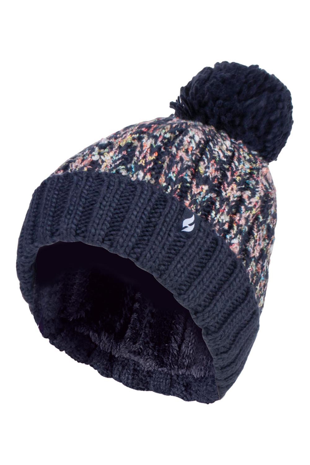 Womens Thermal Winter Bobble Hat -