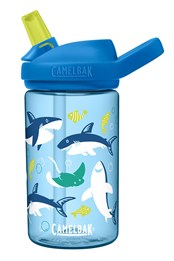 Eddy+ Kids 400ml Water Bottle Sharks And Rays