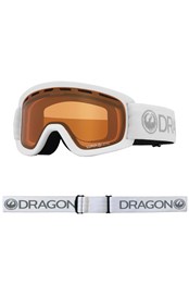 Lil D Kids Snow Goggles for Ages 5-10 Rock/Amber