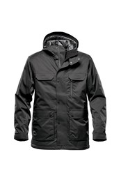 Zurich Mens Thermal Parka Charcoal