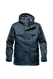Zurich Mens Thermal Parka Indigo Blue