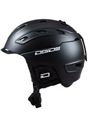 Trojan Unisex Snow Helmet Matte Black
