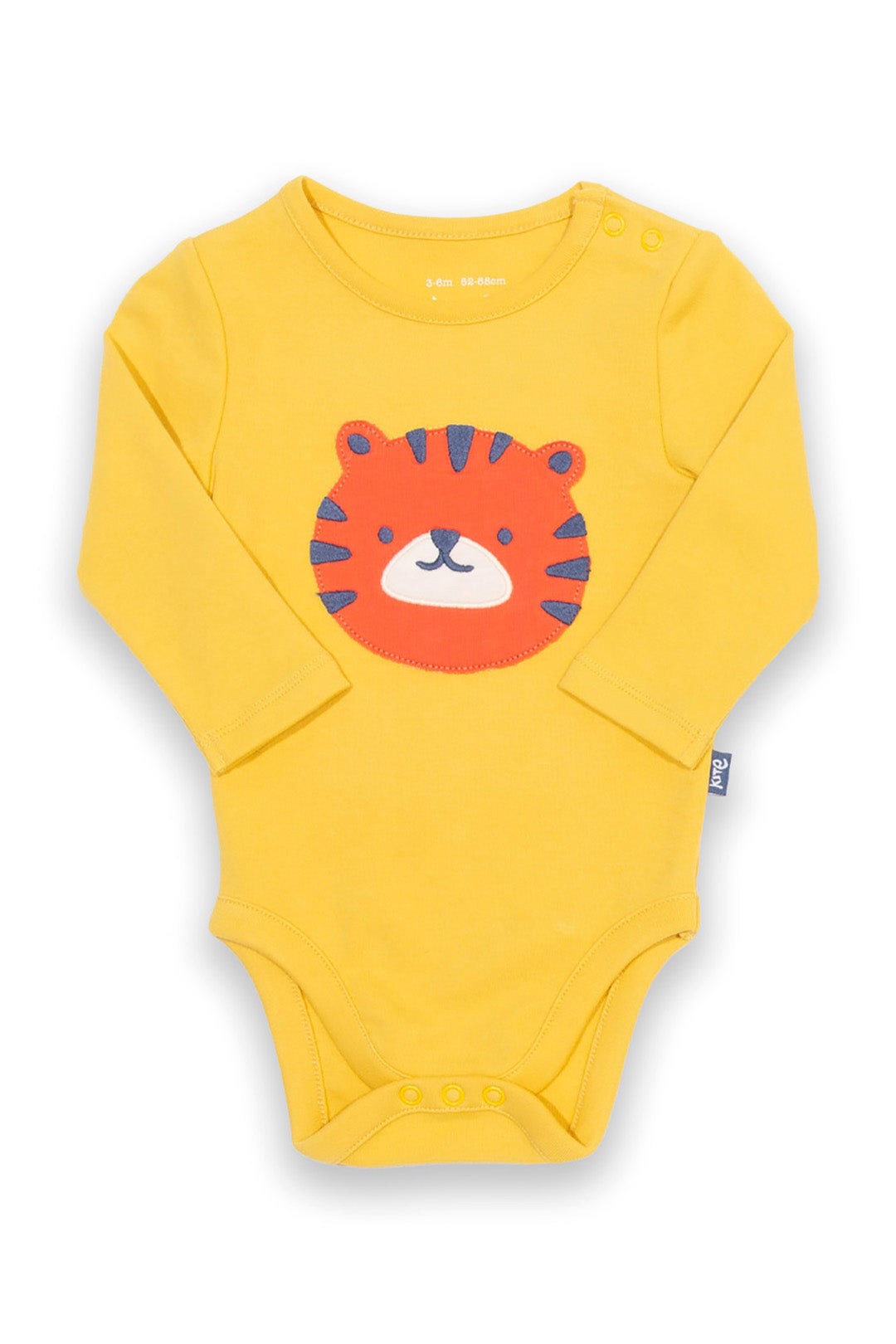 Baby 100% Organic Cotton Applique Bodysuit -