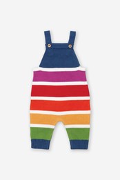 Rainbow Baby Knit Dungarees Rainbow