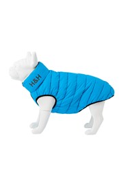 Dog Puffer Jacket Blue/Grey