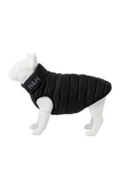 Dog Puffer Jacket Black/Grey