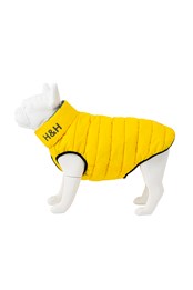 Dog Puffer Jacket Yellow/Grey