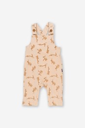 Baby Hello Hare Dungarees Brown