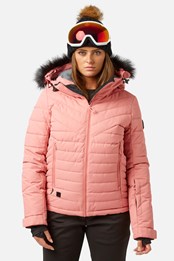 Destiny Hypadri Womens Water Resistant Ski Jacket Blush Pink