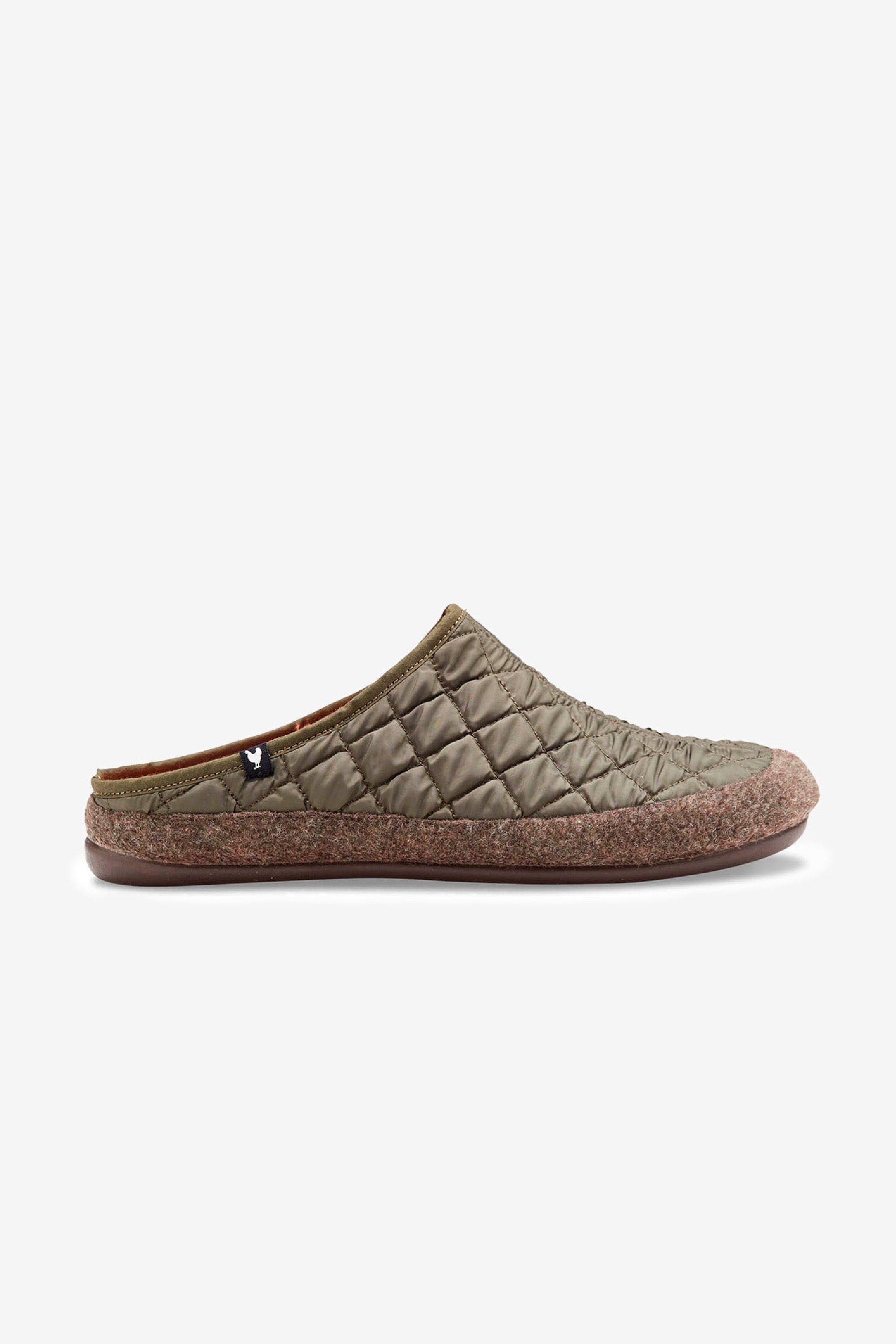 Super Soft Quilted Mens Mule Slippers -