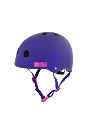 Matte Krash Pro FS Kids Bike Helmet Matte Purple