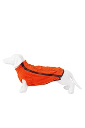 Cosy Fleece Dog Jacket Orange