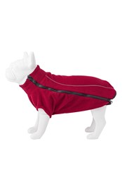 Cosy Fleece Dog Jacket Burgundy