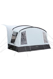 Airedale Side Porch F/G Pole (2022) Awning Silver/Black