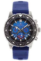 Caspsian Chronograph Deep Diving Watch with Date Navy