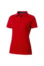 Hacker Womens Polo Shirt Red/Navy