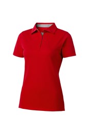 Hacker Womens Polo Shirt Red