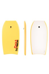 42" XPE Slick Bodyboard with Leash Strap Yellow