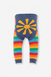 Rainbow Sun Baby Knit Leggings Rainbow