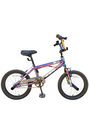 XN Beast 16/18" Kids Freestyle BMX Bike 18" Neo Chrome Jet Fuel