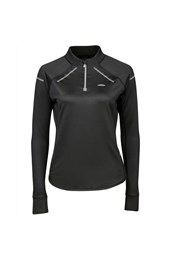 Victoria Womens Thermal Top Black
