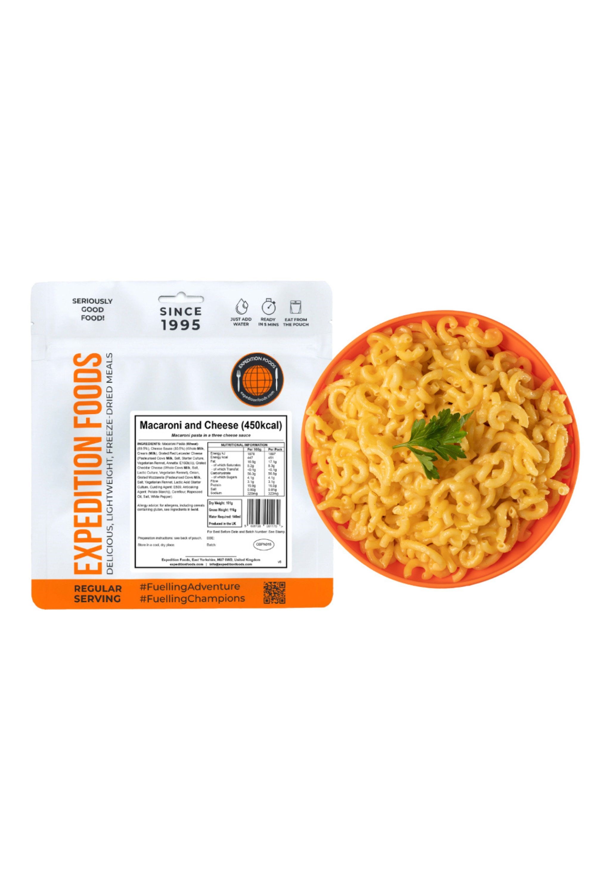 Macaroni And Cheese Camping Food (450kcal) -