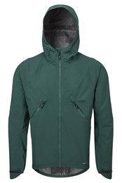 Ridge Pertex® Mens Waterproof Cycling Jacket Dark Green