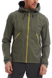 Ridge Pertex® Mens Waterproof Cycling Jacket Olive