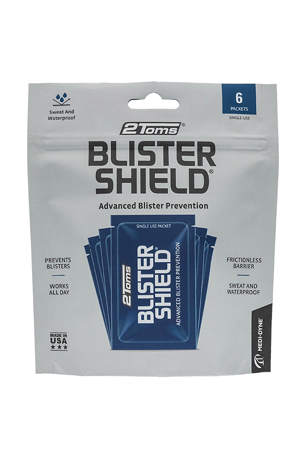 BlisterShield Blister Prevention Powder 6 Sachets -