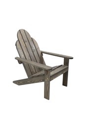 Adirondack Chair Sun Lounger Garden Furniture Grey Finish