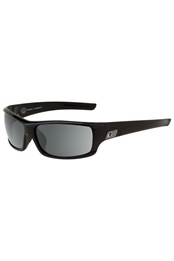 Clank Unisex Sunglasses Black/Grey Polarized