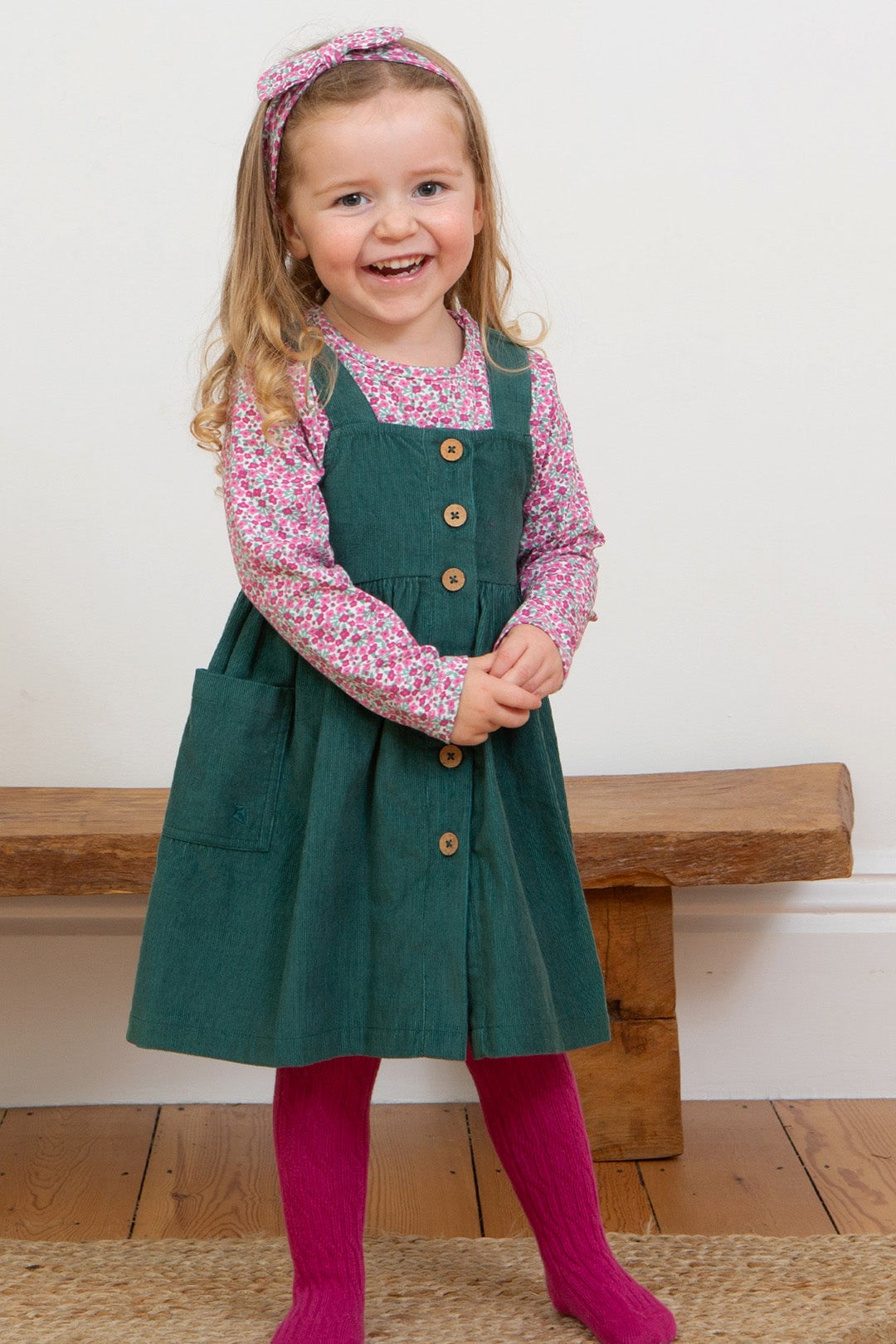 Perfect Baby/Kids 100% Organic Cotton Pinafore | Mountain