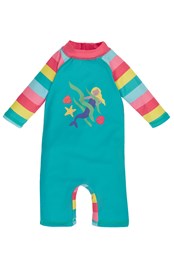 Baby And Toddler Mermaid Sun Safe Suit Upf 40+