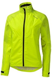 Nightvision Storm Womens Waterproof Cycling Jacket Hi-Viz Yellow