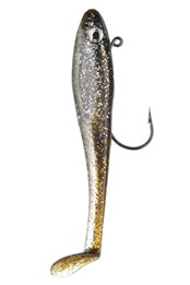 Thump Shad 3"/5" Pack of 5 Fishing Lures Bling Bait