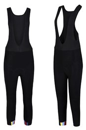 Sanremo Womens Cropped Bib Cycling Tights Black