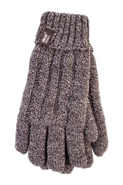 Womens Fleece Lined Thermal Gloves Fawn