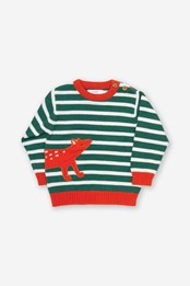 Foxy Baby/Kids Jumper Green