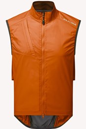 Airstream Mens Windproof Gilet Burnt Orange