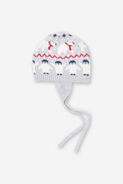 Polar Pals Baby Knit Hat Grey