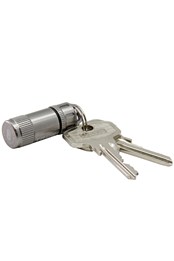 True CashStash and Keyring Cash Holder Silver